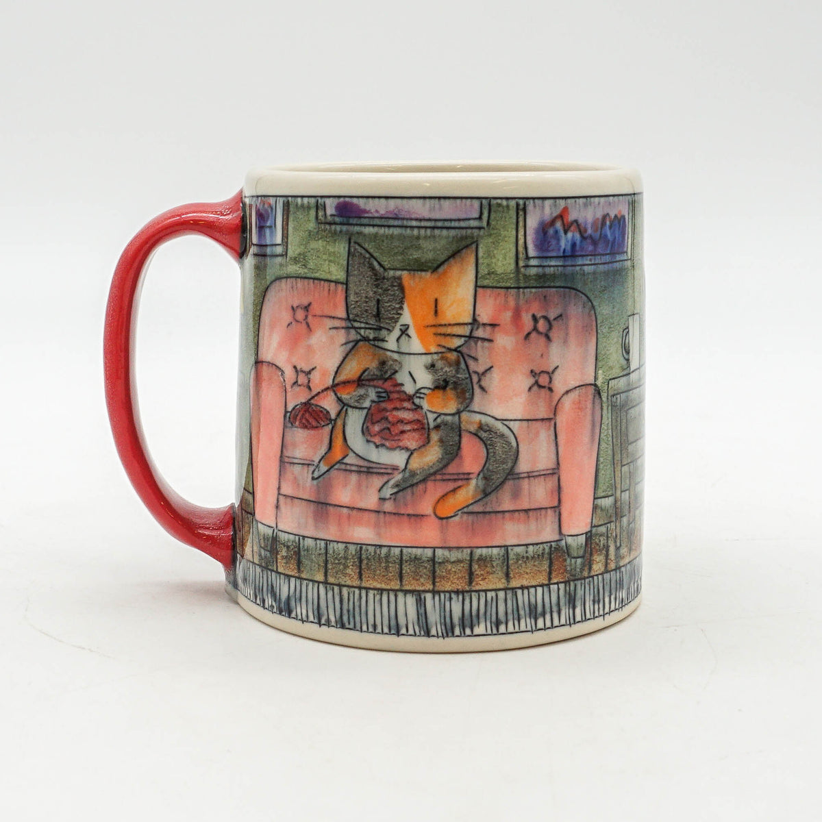 Knitting Cats Mug