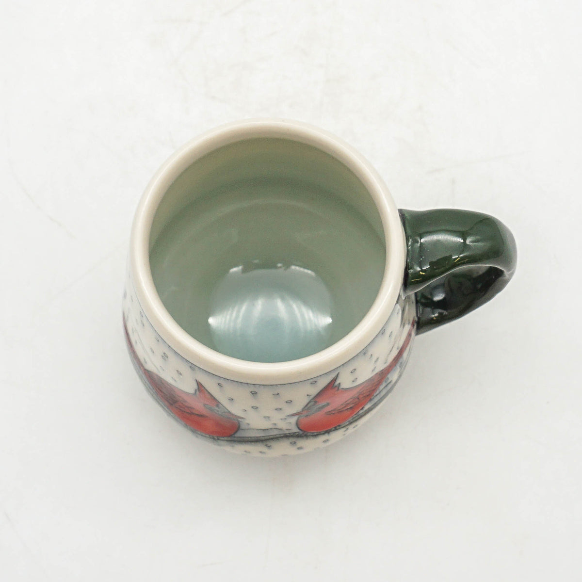 Snowy Cardinal Mug