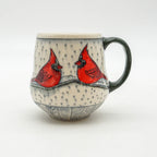 Snowy Cardinal Mug