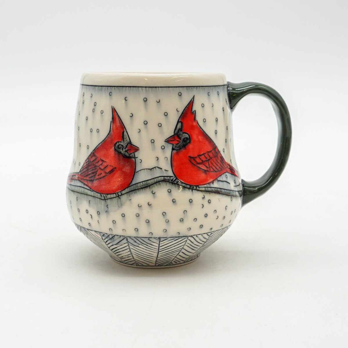 Snowy Cardinal Mug