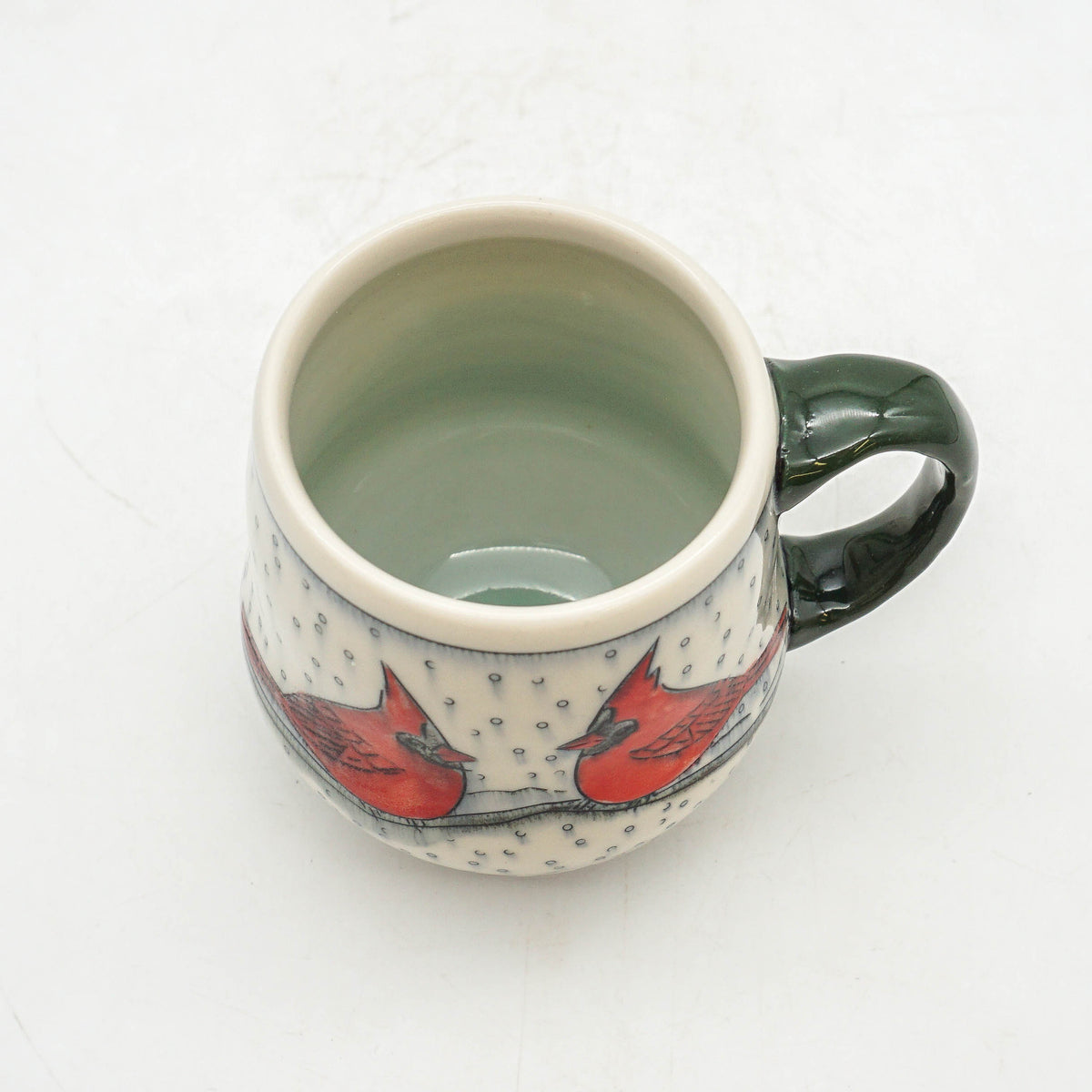 Snowy Cardinal Mug