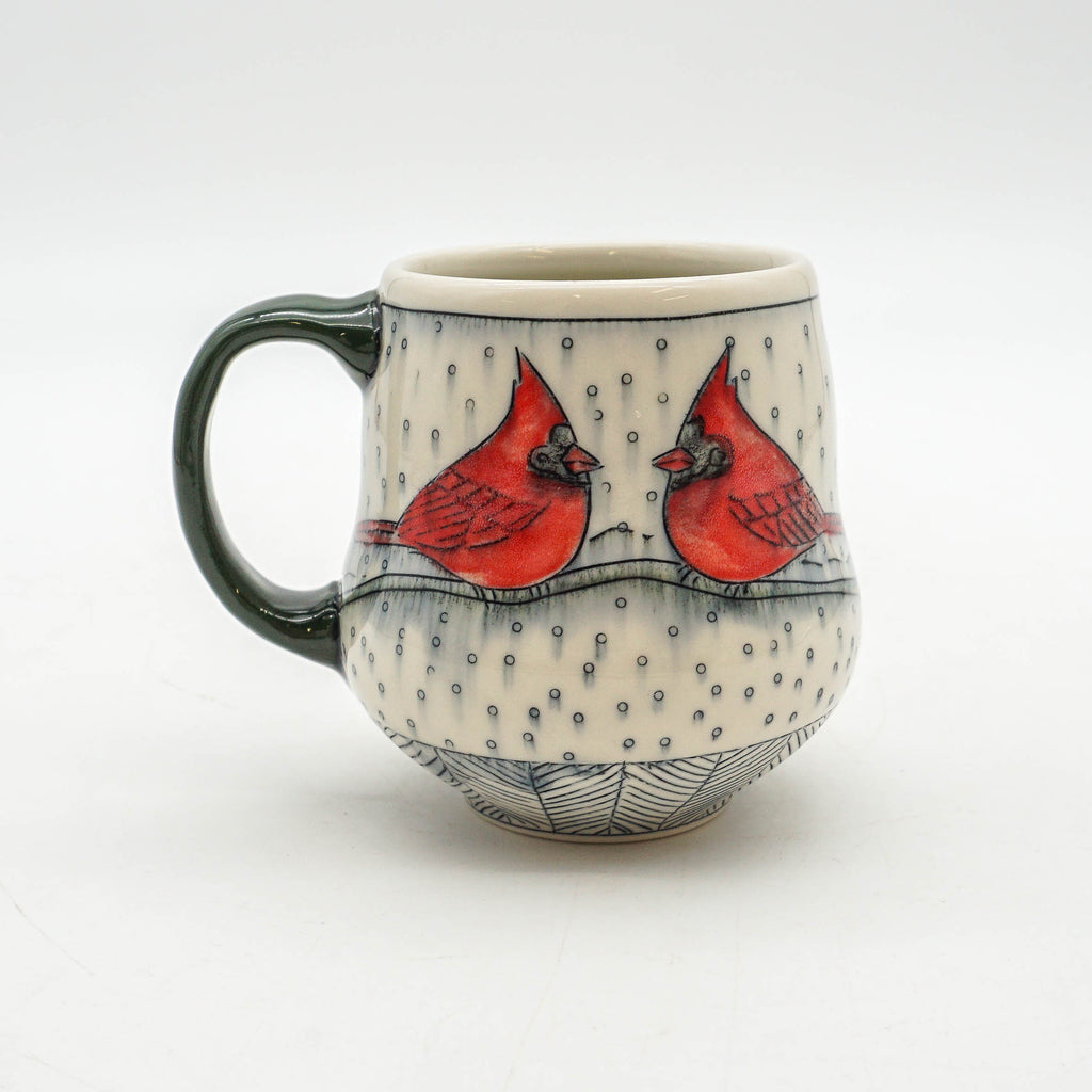 Snowy Cardinal Mug