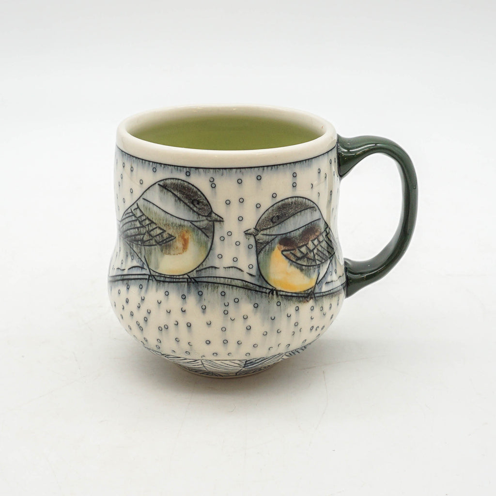 Snowy Chickadee Mug