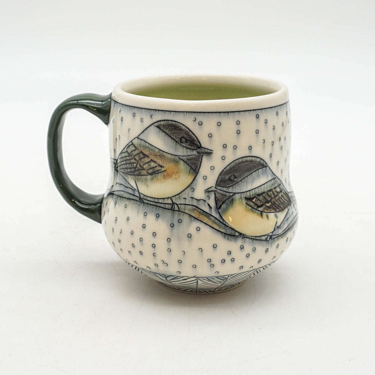 Snowy Chickadee Mug