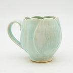 Aqua Floral Mug