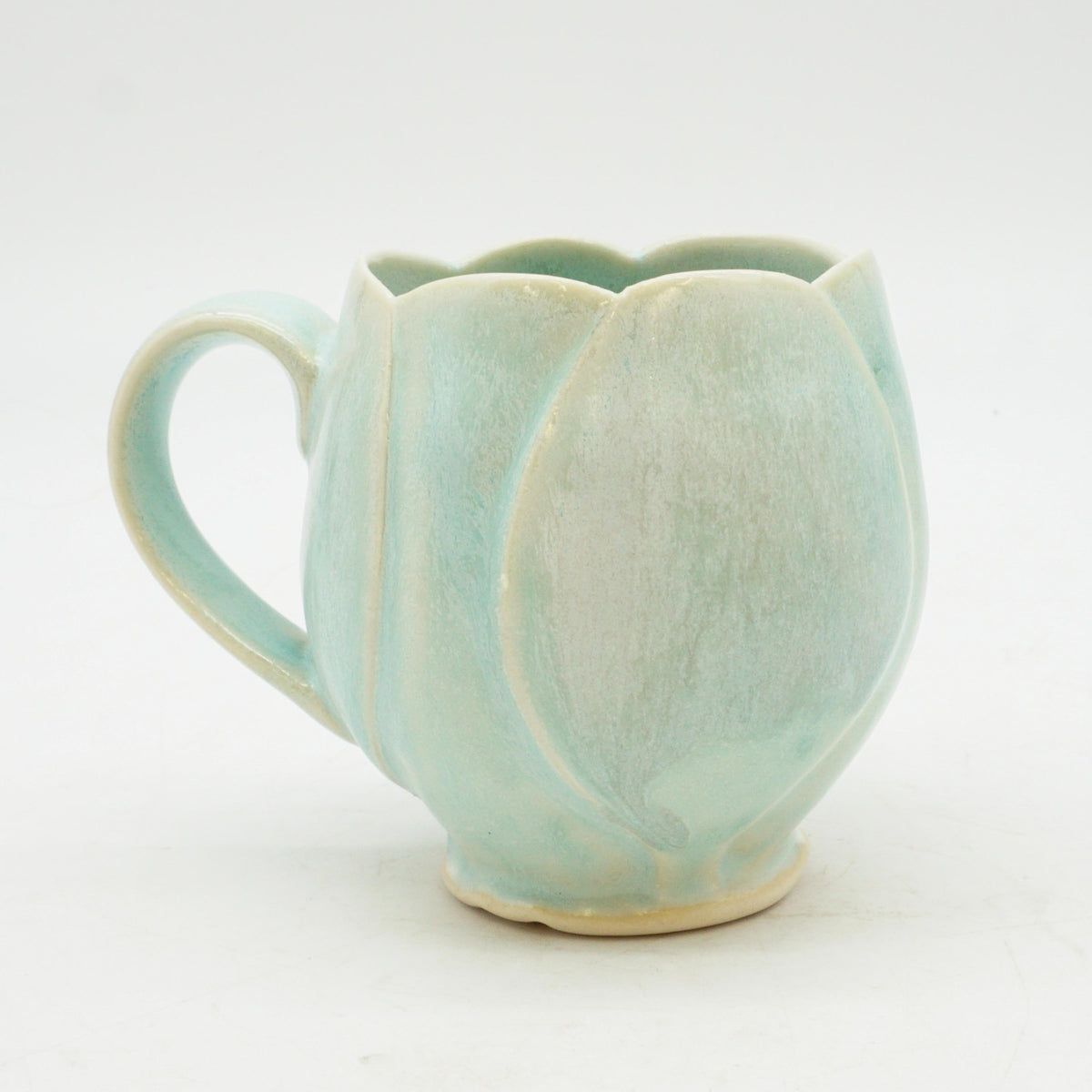 Aqua Floral Mug