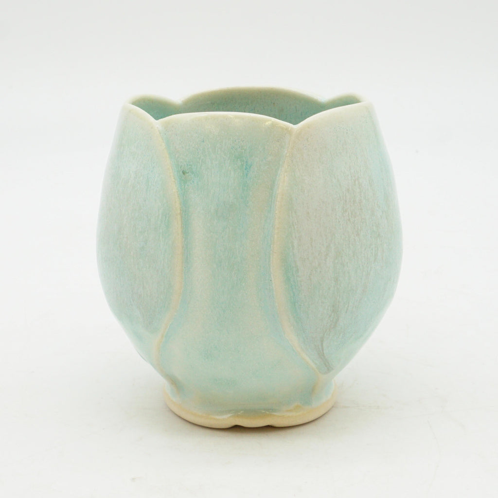 Aqua Floral Mug