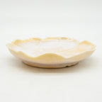Orange Floral Saucer