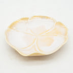 Orange Floral Saucer