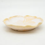 Orange Floral Saucer