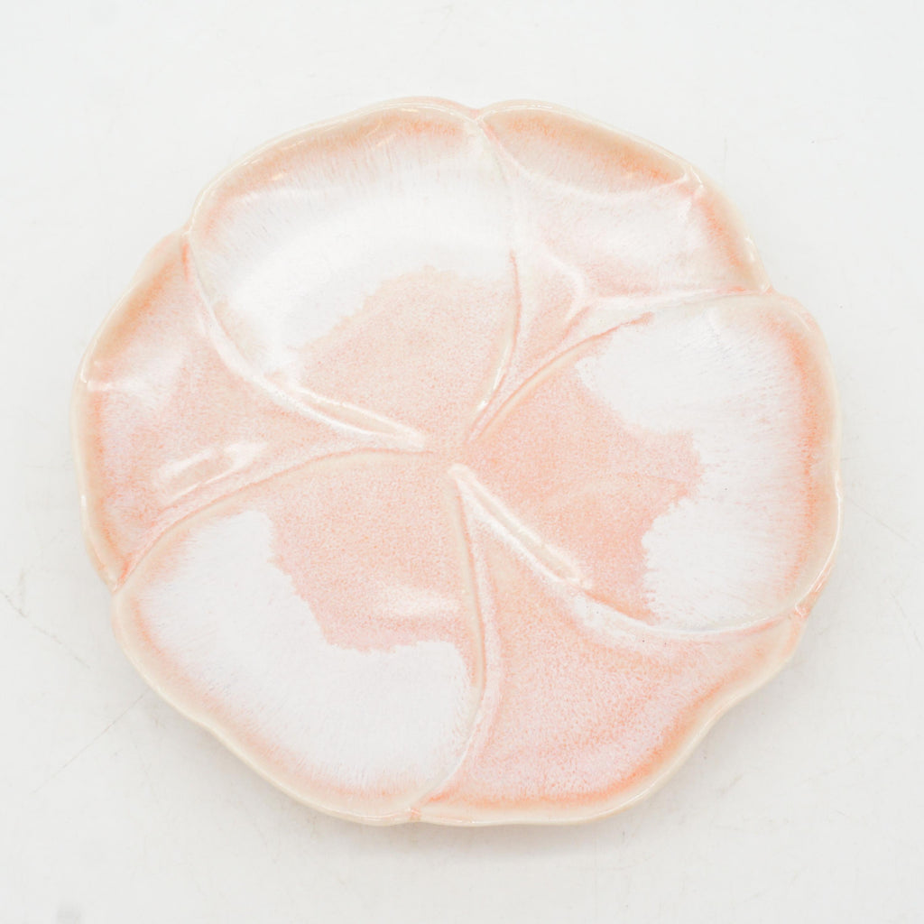 Pink Floral Saucer