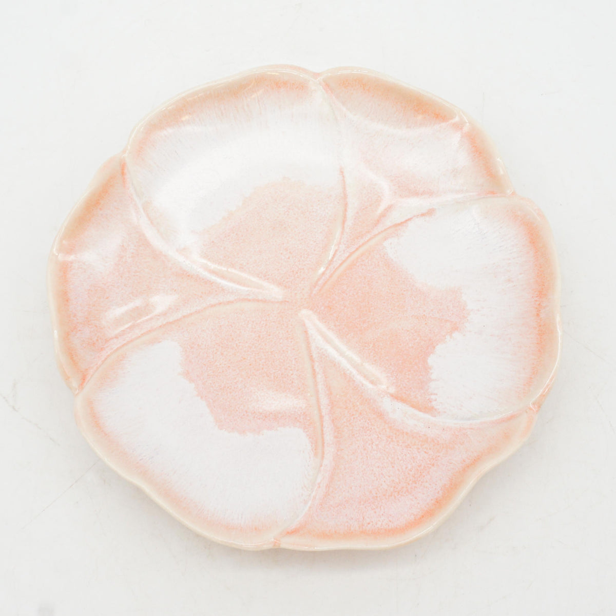 Pink Floral Saucer