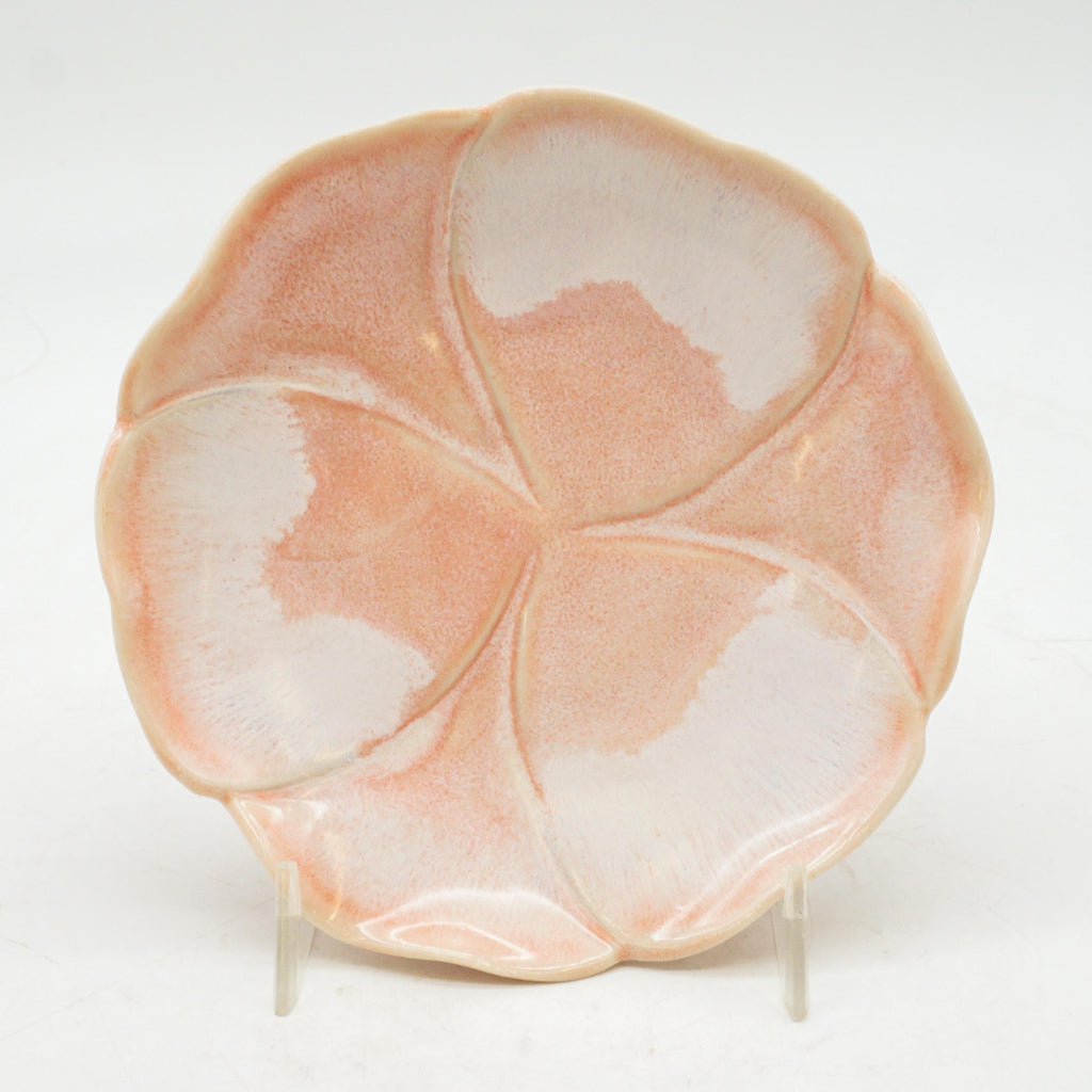 Pink Floral Saucer