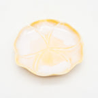 Orange Floral Saucer 2