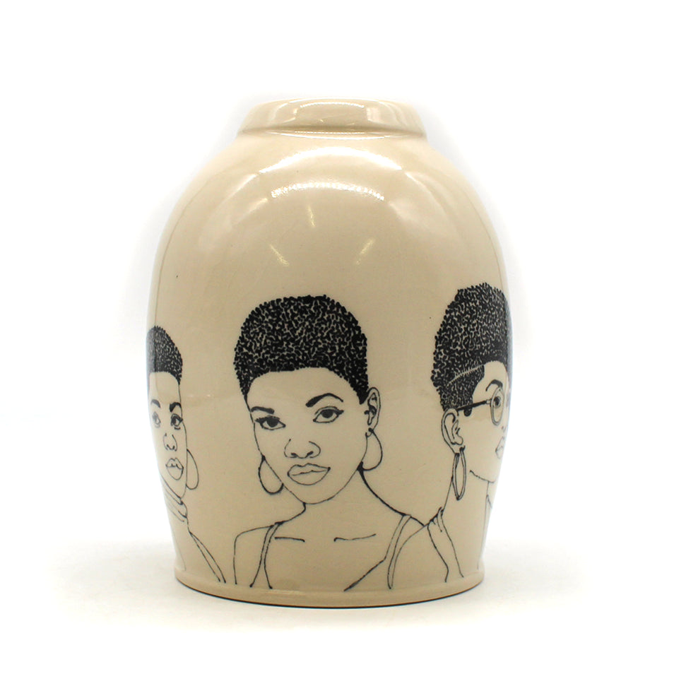 Natural Hair Vase