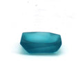 Aqua Glass Salt Cellar