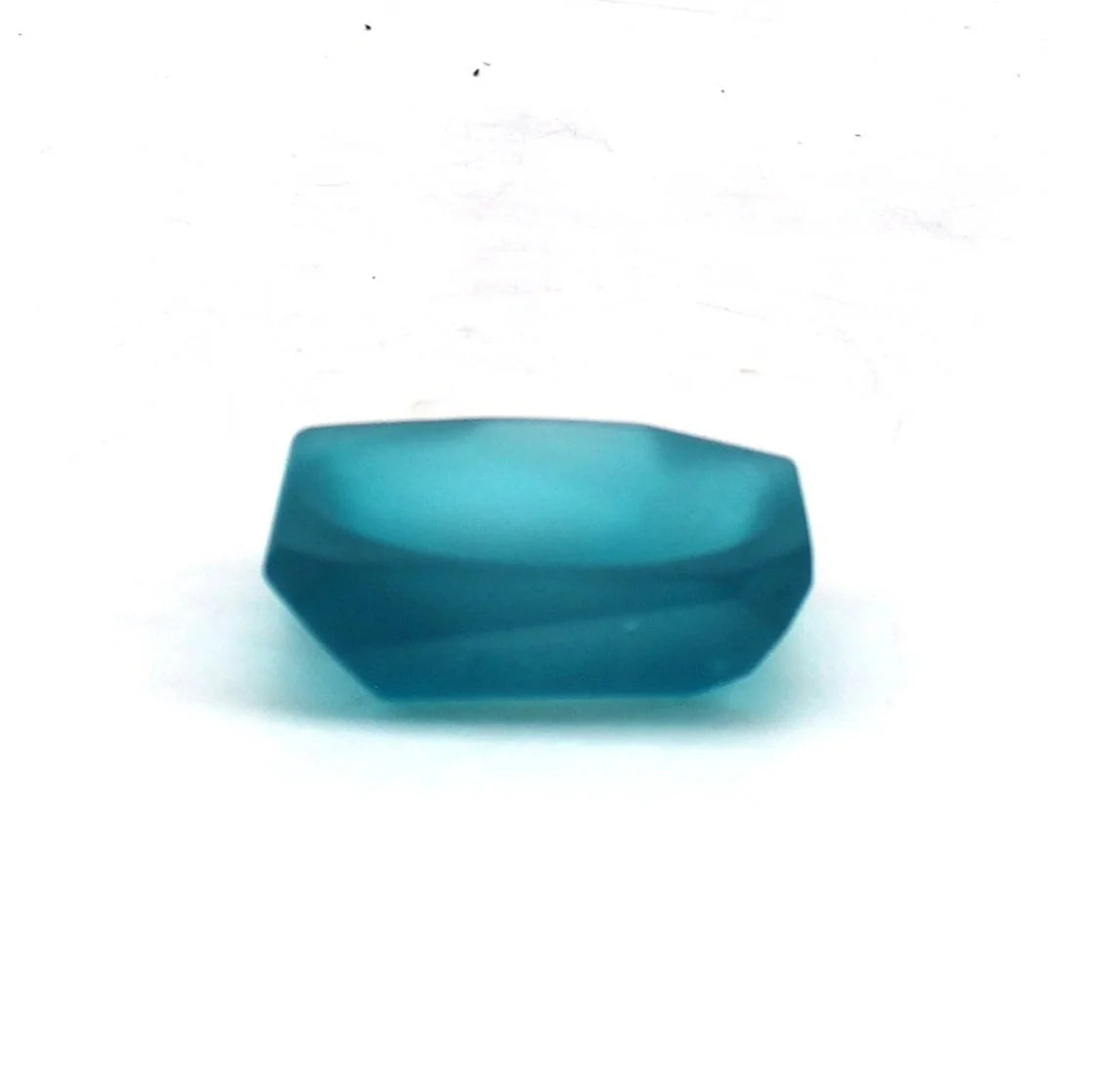 Aqua Glass Salt Cellar