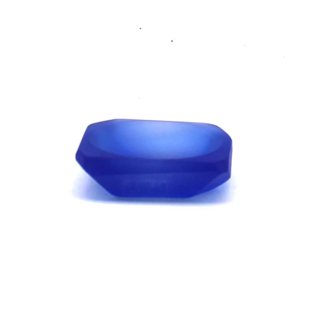 Sapphire Glass Salt Cellar