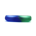 Sapphire and Emerald Duotone Double Salt Cellar