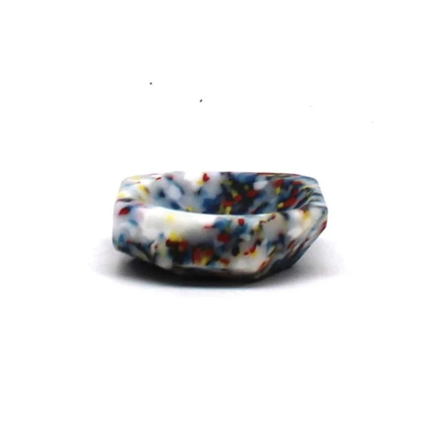 Multicolor Speckle Glass Salt Cellar
