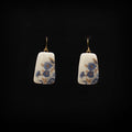 Dangles, Blue and Gold Vintage Flower Decals1