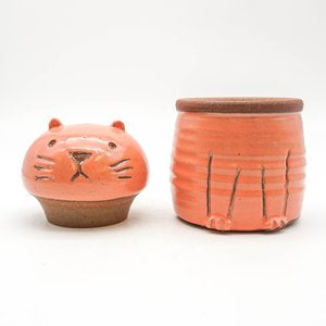 Cat Jar - Peach