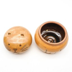 Cat Jar - Light Brown