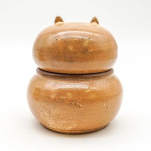 Cat Jar - Light Brown