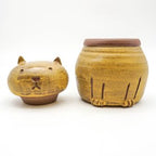 Cat Jar - Yellow