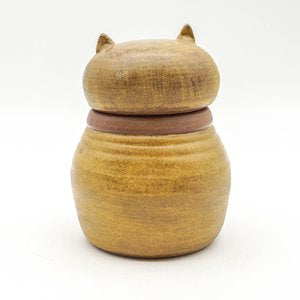 Cat Jar - Yellow