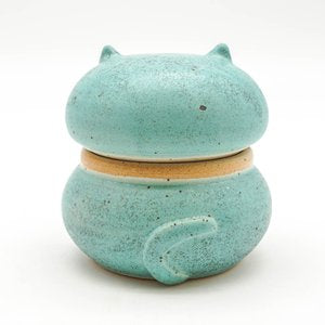 Cat Jar - Teal