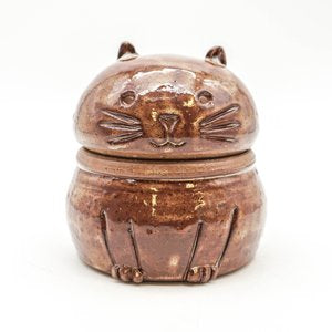 Cat Jar - Brown