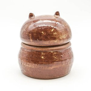 Cat Jar - Brown