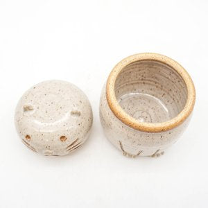 Cat Jar - White Speckled 2