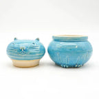 Cat Jar - Blue