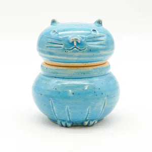 Cat Jar - Blue