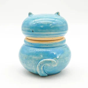 Cat Jar - Blue