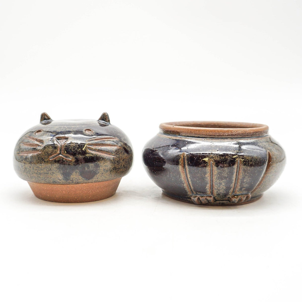 Cat Jar - Dark Brown