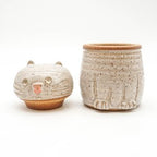 Cat Jar - Speckled White 3
