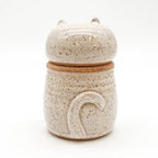 Cat Jar - Speckled White 3