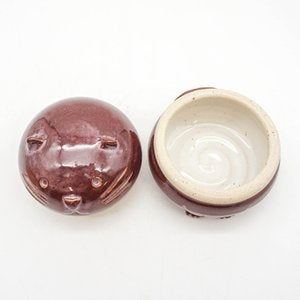 Cat Jar - Maroon