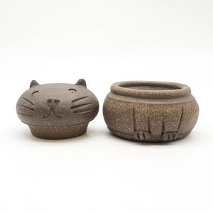 Cat Jar - Brown Speckled