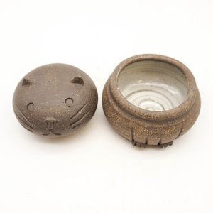 Cat Jar - Brown Speckled