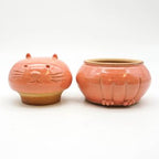 Cat Jar - Small Peach