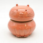 Cat Jar - Small Peach
