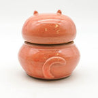 Cat Jar - Small Peach
