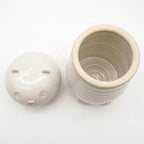 Tall Cat Urn - White