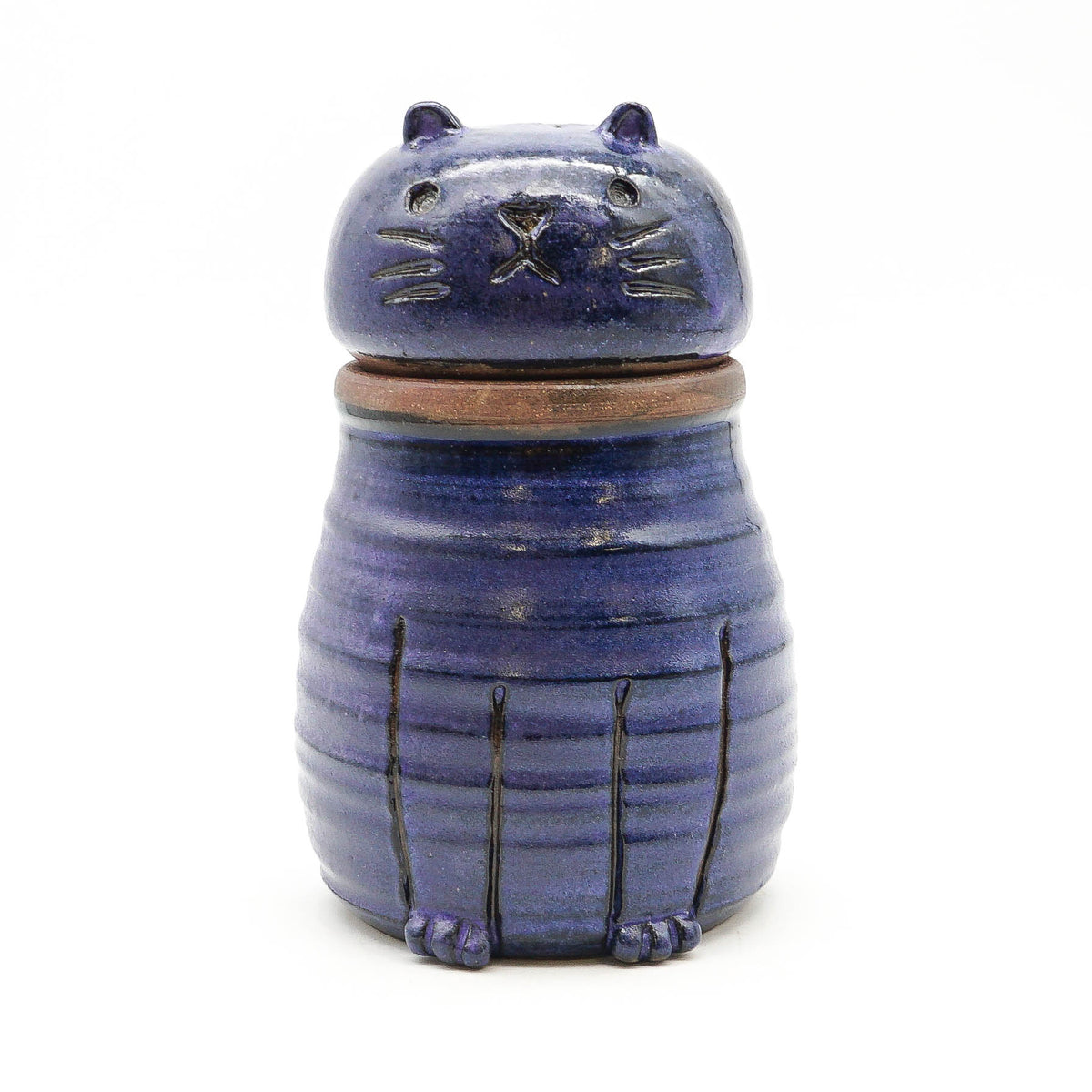 Cat Jar - Dark Blue