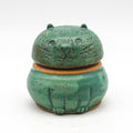 Cat Jar - Teal Speck 2
