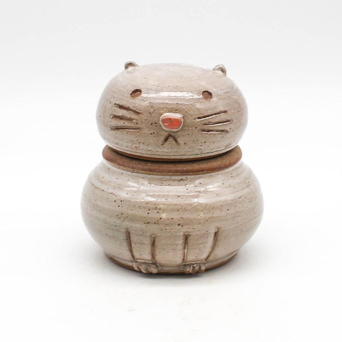 Cat Jar - Oatmeal 2